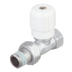 Клапан (вентиль) регулирующий ручной прямой Far (FV 1350 12) 1/2 НР(ш) х 1/2 ВР(г) для радиатора
