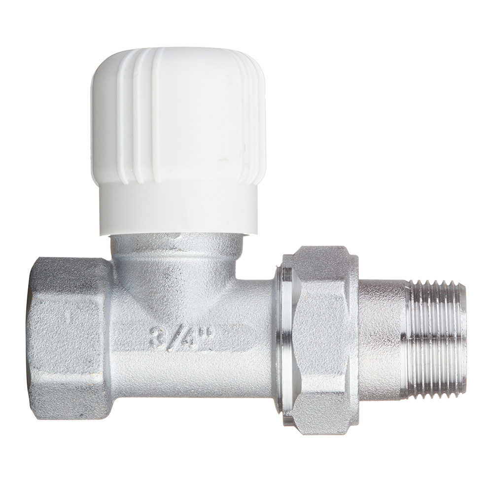Клапан (вентиль) регулирующий ручной прямой Far (FV 1350 34) 3/4 НР(ш) х 3/4 ВР(г) для радиатора