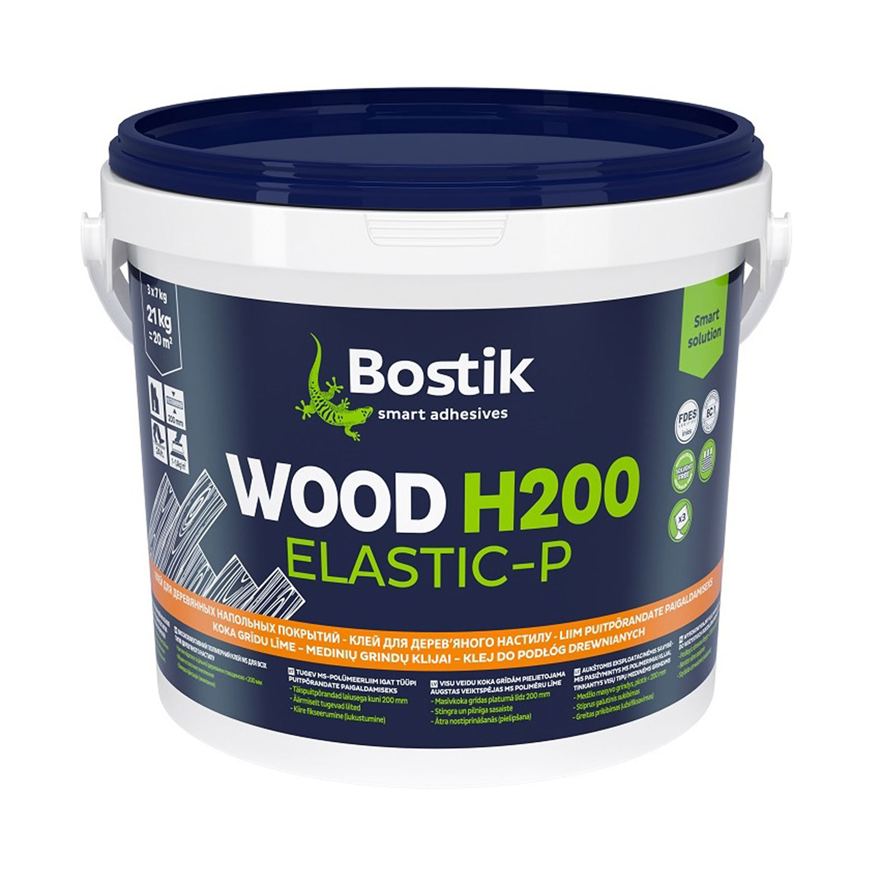 фото Клей для паркета ms-полимерный bostik wood h200 elastic-p 21 кг