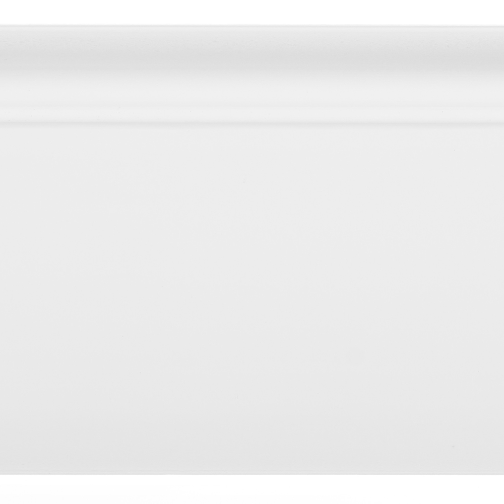 фото Плинтус из дюрополимера напольный cosca 100х15х2000 мм белый px026