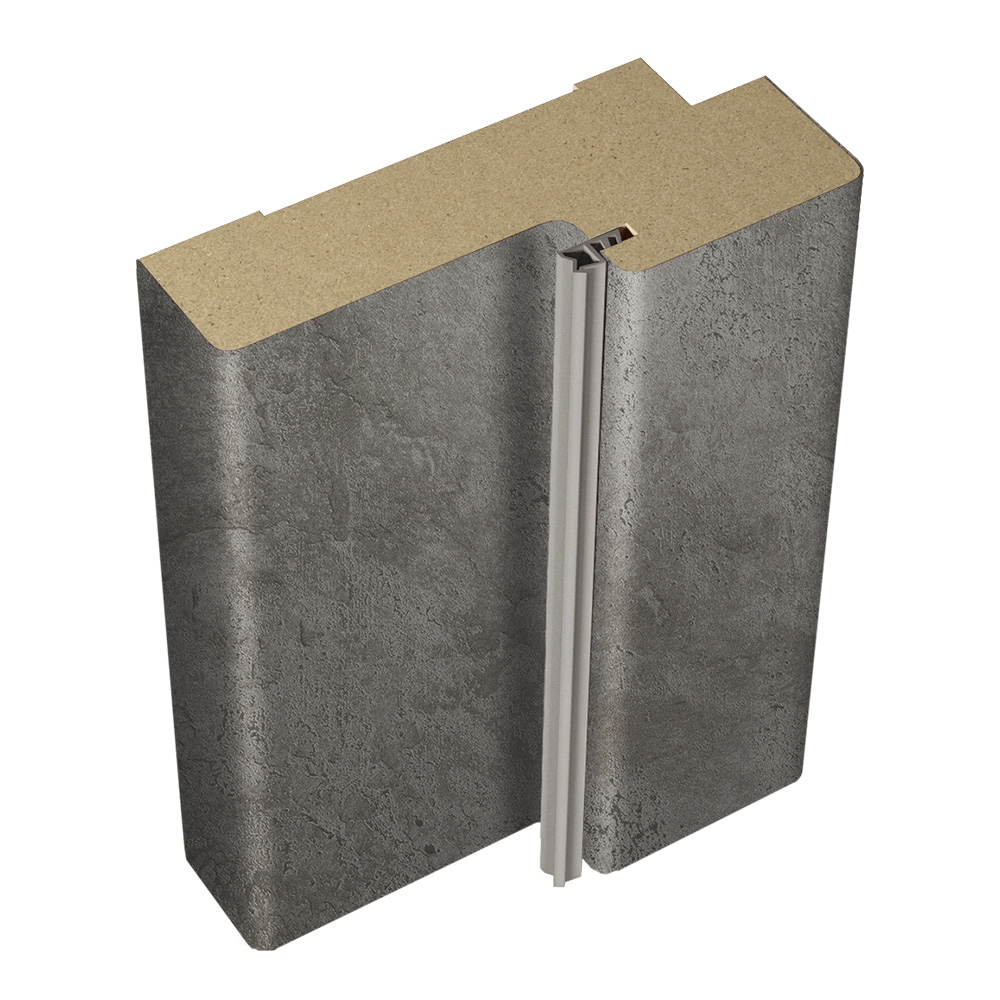 фото Коробка дверная плоская velldoris trend 4 master foil бетон темно-серый 28х70х2100 мм (2,5 шт.)