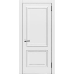 Дверное полотно Loyard Париж софт айс белый глухое эмалит 800х2000 мм
