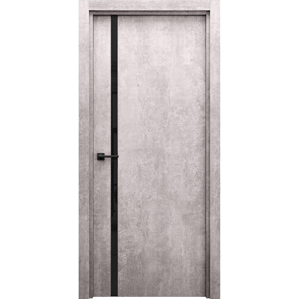 фото Дверное полотно сд соло бетон декоративная вставка ламинированная финишпленка 600х2000 мм