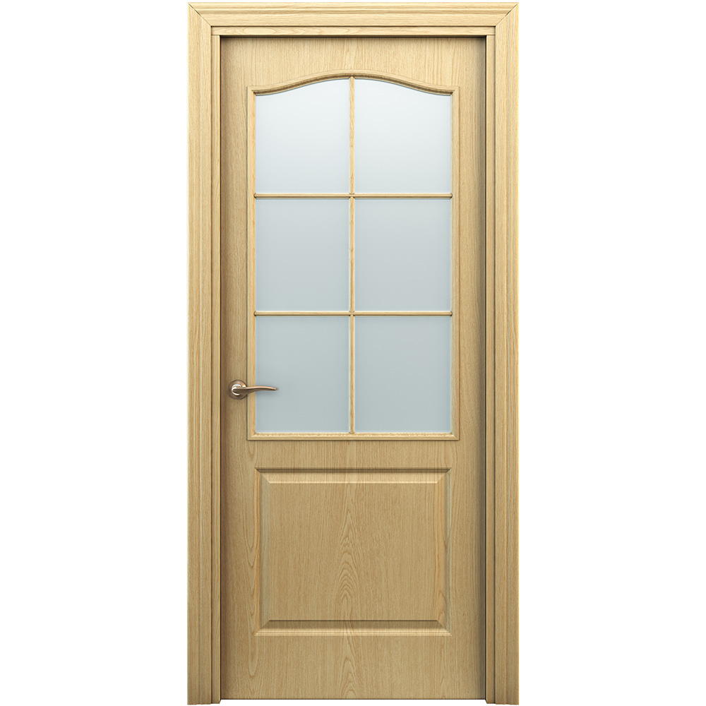 Дверь межкомнатная Палитра 800х2000 мм финишпленка дуб светлый со стеклом дверь межкомнатная палитра 800х2000 мм финишпленка белая со стеклом