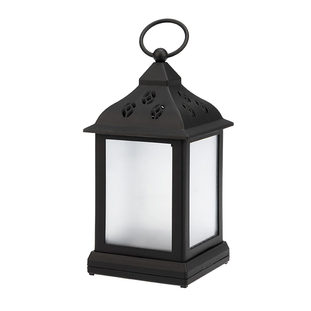 Интерьерное украшение фонарь Neon-Night (513-064) для дома черный 10 LED свечение RGB мерцание светящийся