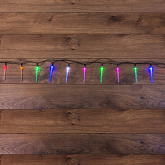 Гирлянда светодиодная Neon-Night Палочки с пузырьками 20 LED свечение Мультиколор 2 м (303-037)