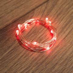 Гирлянда светодиодная Neon-Night Роса 20 LED свечение Красный 2 м с батарейным блоком (303-002)