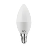 Лампа светодиодная REV 7 Вт E14 свеча С37 4000К естественный белый свет 220 В матовая г. Владимир