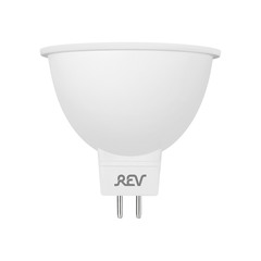 Лампа светодиодная REV 5 Вт GU5.3 рефлектор MR16 4000К естественный белый свет 180-240 В