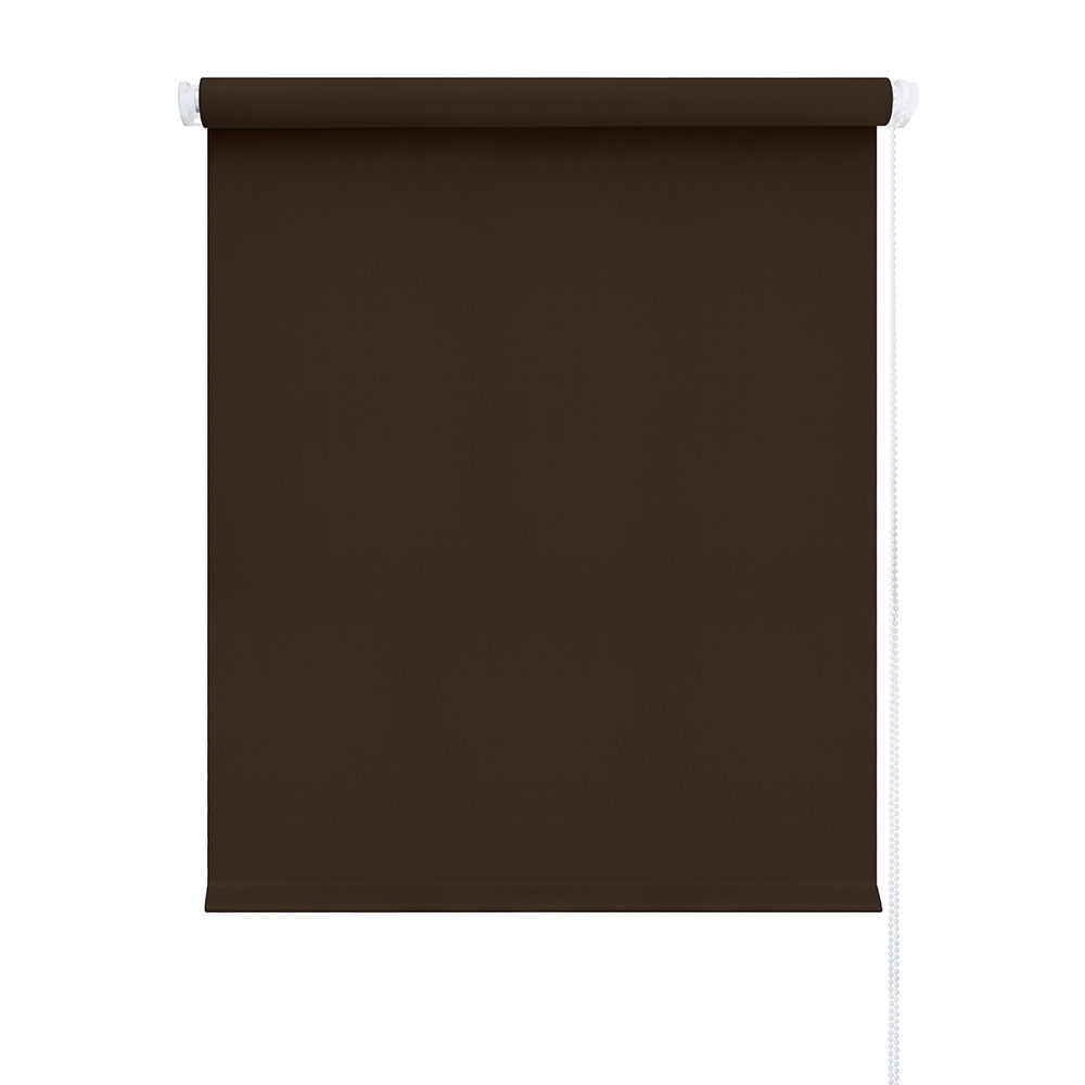 фото Рулонная штора legrand 120х175 см блэкаут шоколад
