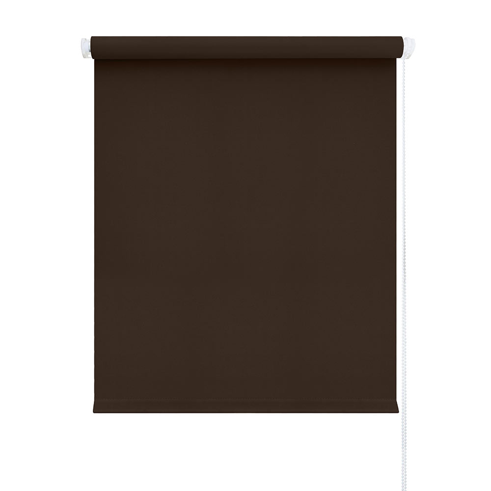 фото Рулонная штора legrand 140х175 см блэкаут шоколад