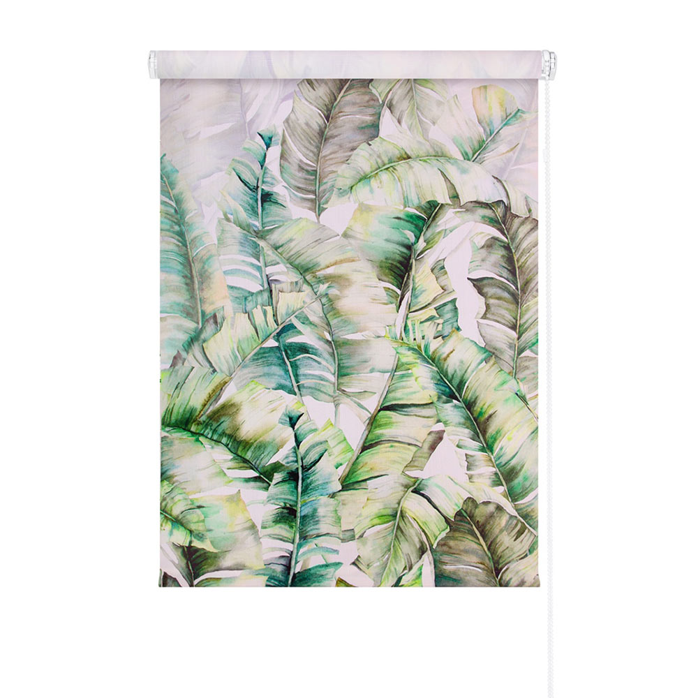 фото Рулонная штора legrand джунгли 42,5х170 см жаккард цветной