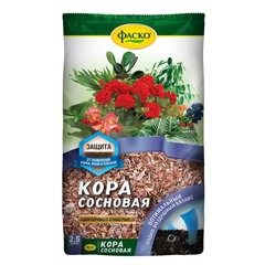 Кора сосновая Фаско Цветочное счастье 2,5л