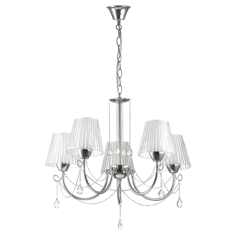 Люстра подвесная потолочная Lumion Nodda (3236/5) 40 Вт E14 220 В хром ...