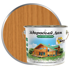 Антисептик Здоровый Дом декоративный для дерева орегон 3 л