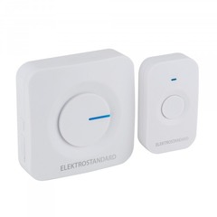 Звонок Elektrostandard DBQ23M WL 52M беспроводной с кнопкой 52 мелодии белый