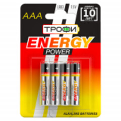 Батарейка Трофи ААА мизинчиковая LR03 1,5 В (4 шт.)