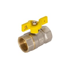 Кран шар. для газа 3/4" г/г бабочка CTM ГАЗ