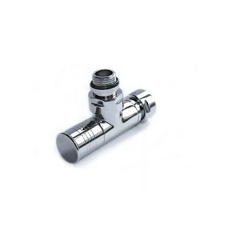 Вентиль для полотенцесушителя угловой с накидной гайкой 3/4ВР х1/2НР ...