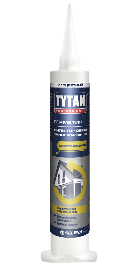 Герметик силиконовый универсальный Tytan Professional прозрачный 80 мл ...?