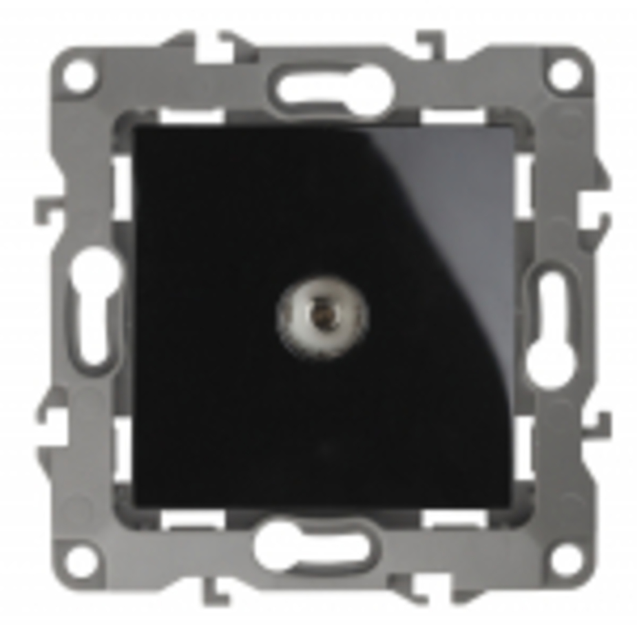 Розетка телевизионная Эра 12 скрытая установка черная — купить в ...