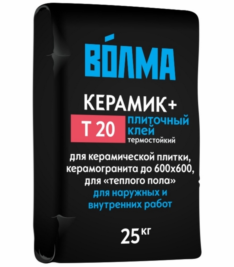 Клеевая цементная смесь волма интерьер 25 кг