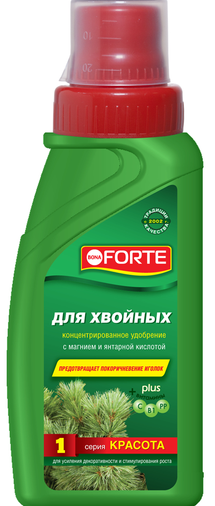 Bona Forte Жидкое комплексное удобрение для хвойных растений (флакон ...