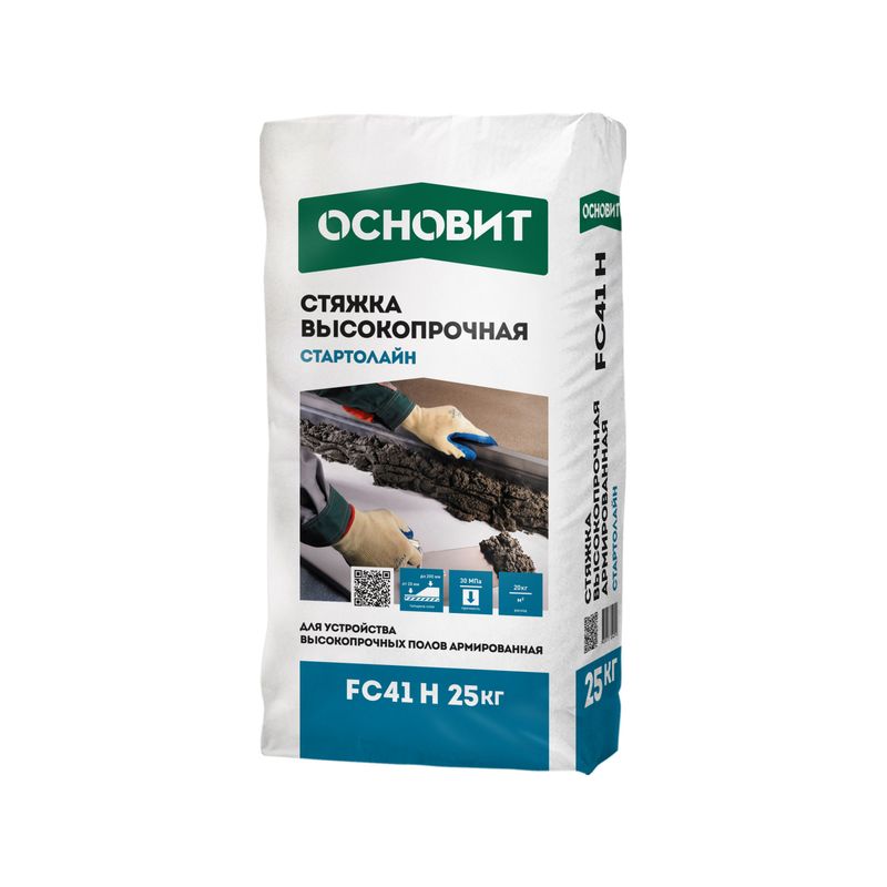 Ровнитель (стяжка пола) первичный Основит Стартолайн FC41 высокопрочная ...