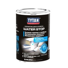 Tytan Professional Герметик Water Stop Крыш черный 1кг