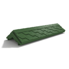 Парапет заборный композитный 500х182 мм зеленый