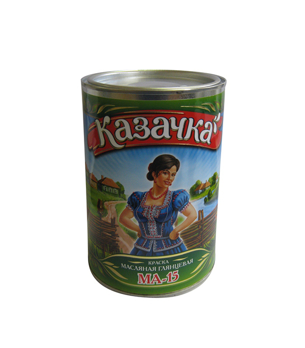 Краска масляная Казачка МА-15 сурик 0.9 кг — купить в Санкт-Петербурге ...