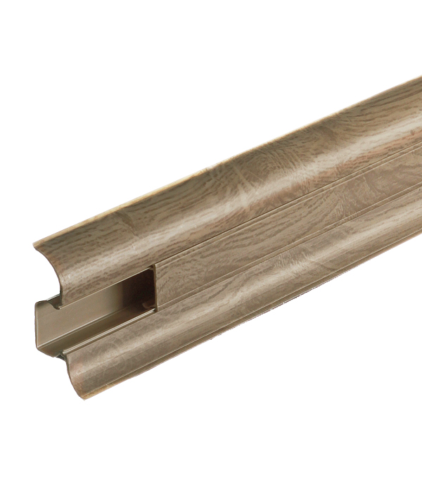 

Плинтус ПВХ напольный с мягким краем Nexus 58 мм N713 2500 мм