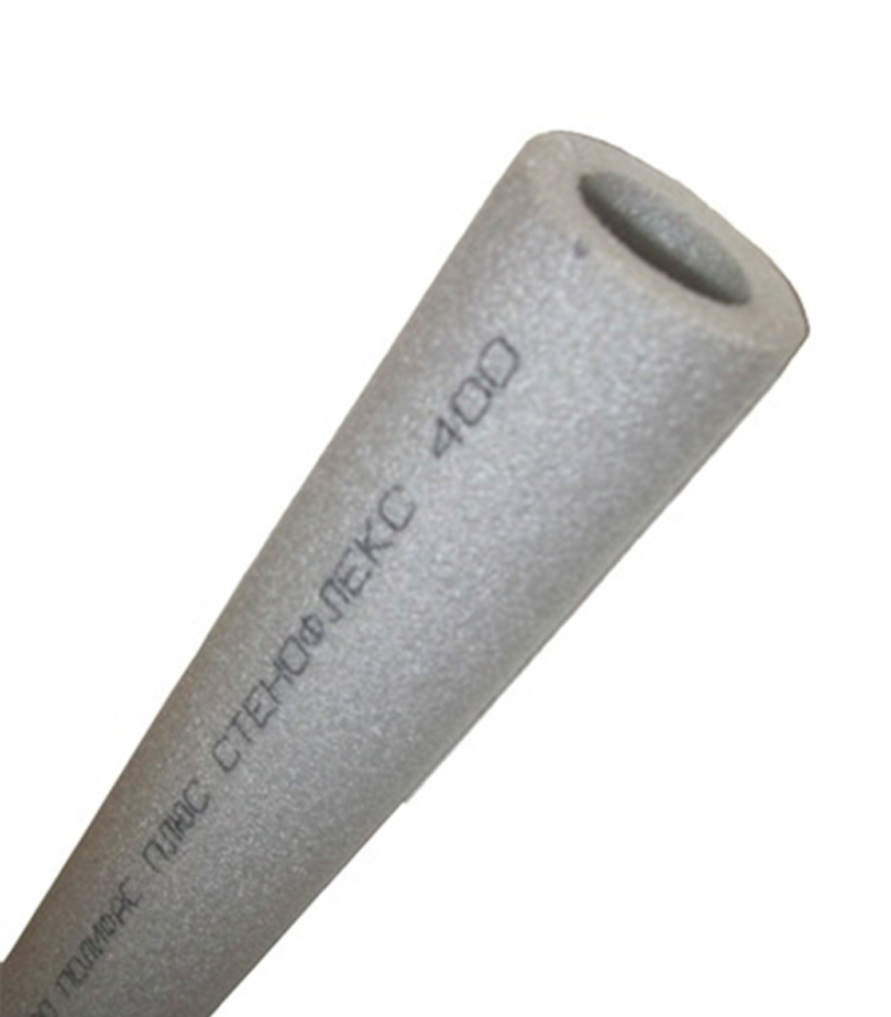 Теплоизоляция для труб Стенофлекс ПЭ 108х13х2000 мм серая — купить в ...