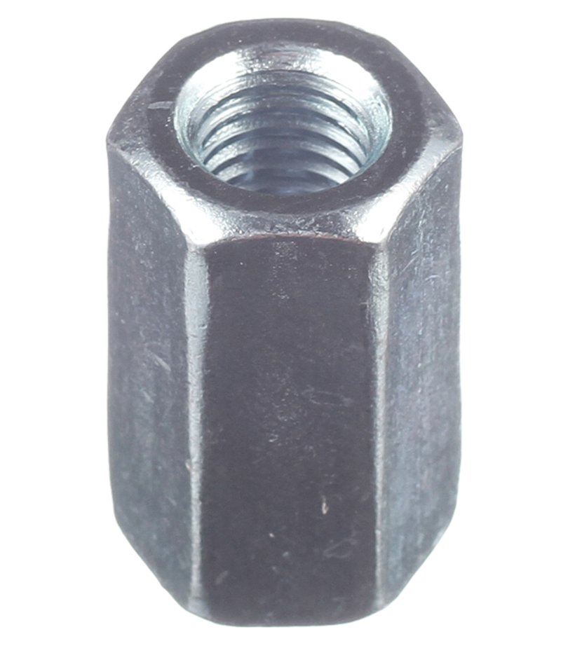 Гайка соединительная оцинкованная M10 х30 мм DIN 6334 (1 шт.) — купить ...
