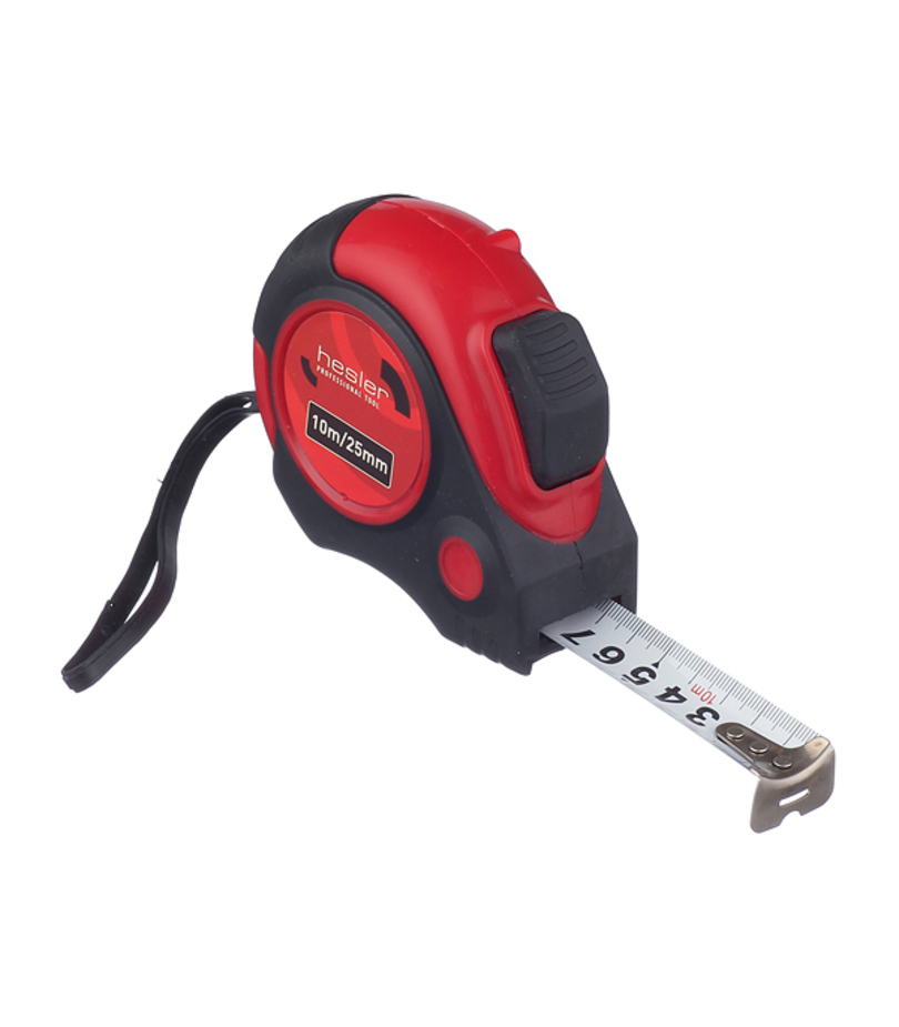 Рулетка Hesler с автостопом 10 м x 25 мм — купить в Петровиче в Санкт ...