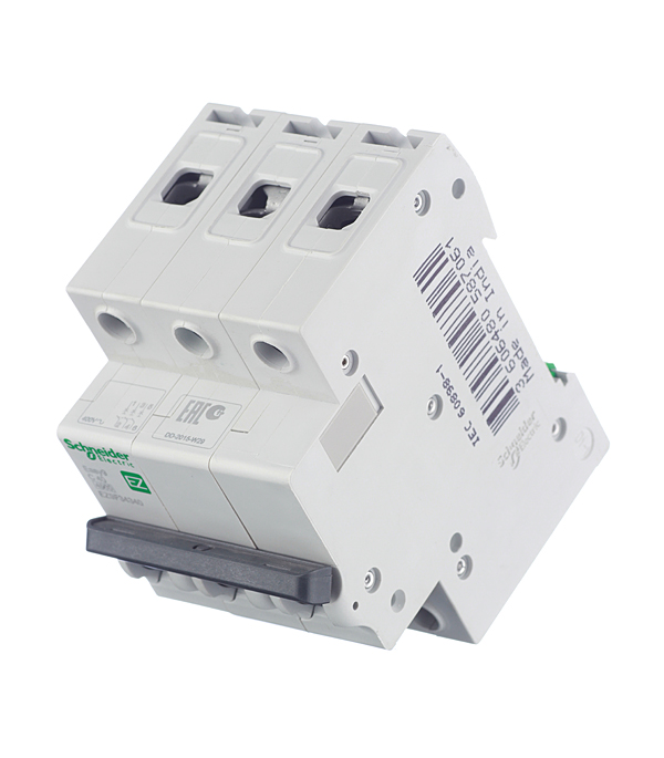 фото Автоматический выключатель schneider electric easy9 (ez9f34340) 3p 40а тип c 4,5 ка 400 в на din-рейку