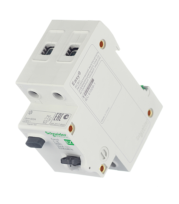 фото Автомат дифференциальный schneider electric easy9 (ez9d34616) 16а 30 ма 1p+n тип ac 4,5 ка