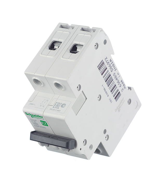 фото Автоматический выключатель schneider electric easy9 (ez9f34240) 2p 40а тип c 4,5 ка 400 в на din-рейку