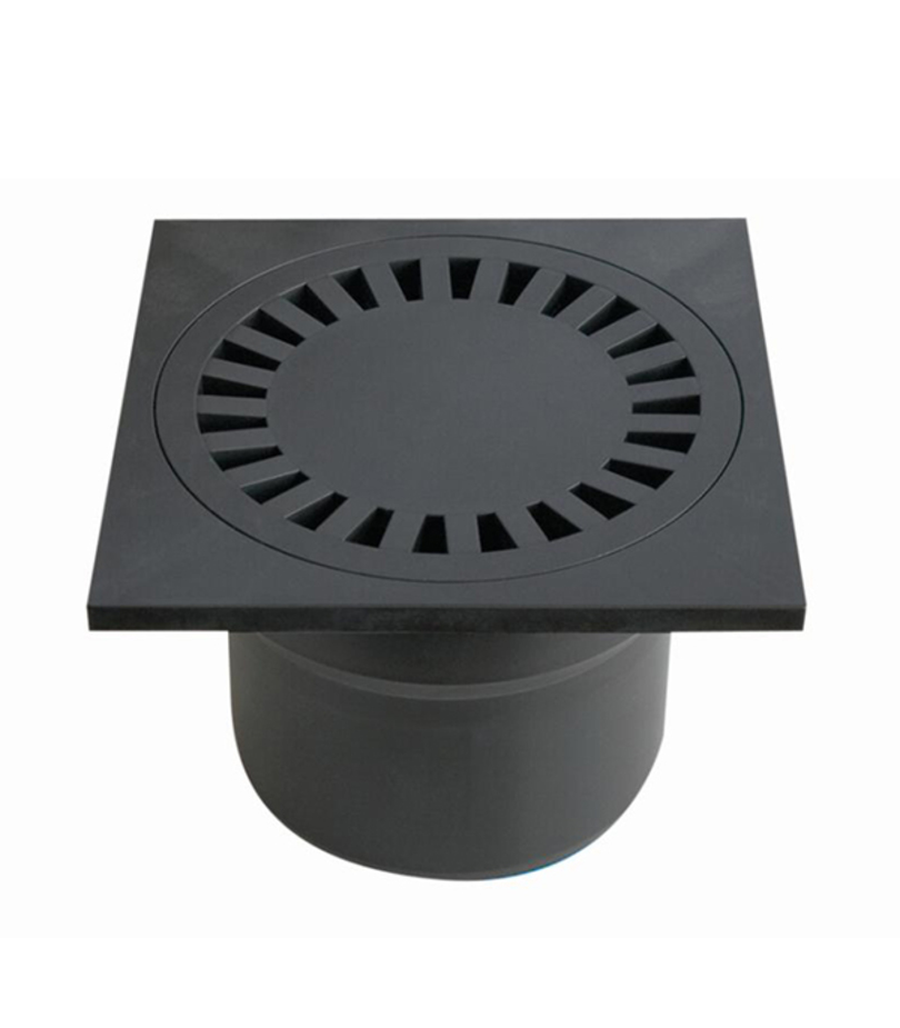 Трап прямой пластиковый Haco 150х150х110 мм гидрозатвор — купить в ...