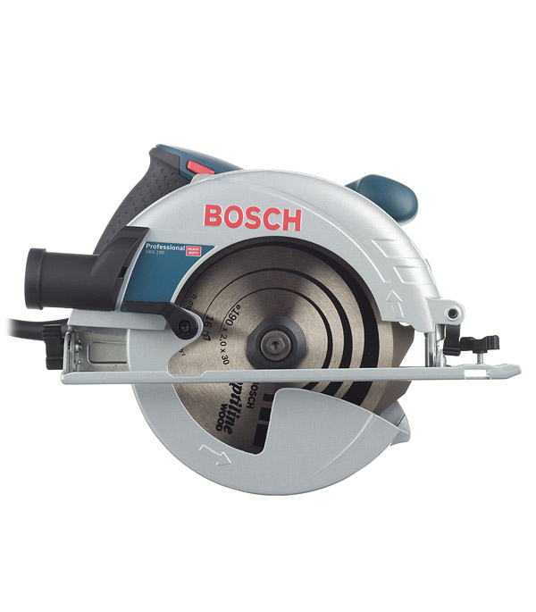 фото Пила дисковая электрическая bosch gks 190 (601623000) 1400 вт 190 мм