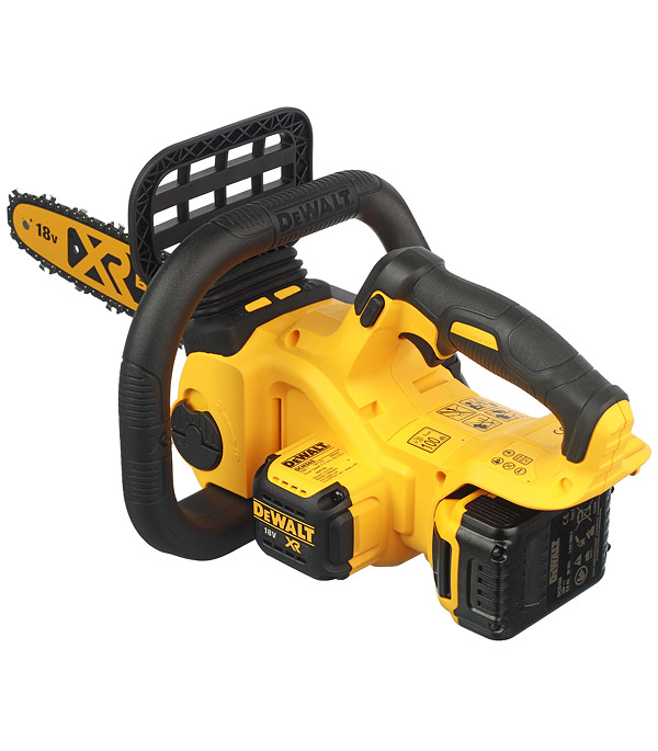 фото Пила цепная аккумуляторная dewalt dcm565p1-qw xr 12" шаг 3/8" паз 1,1 мм 45 звеньев li-ion 18в 5ач