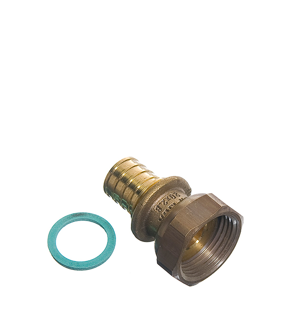 

Соединитель прямой с накидной гайкой Rehau RX 20 х 3/4" внутр(г)