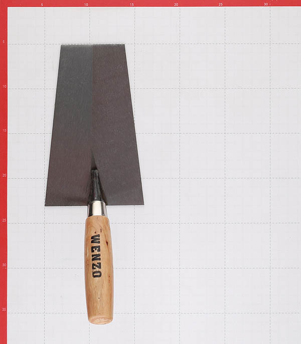 фото Кельма плиточника wenzo 180 мм с деревянной ручкой