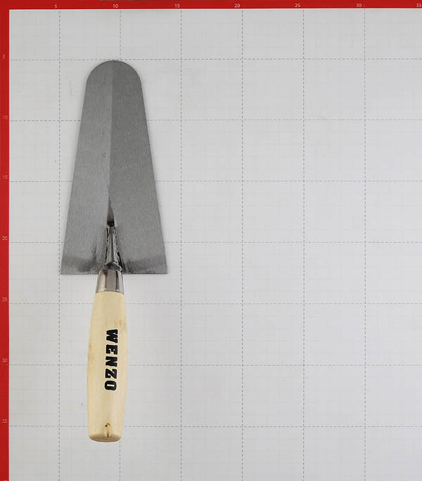 фото Кельма бетонщика wenzo 180 мм с деревянной ручкой