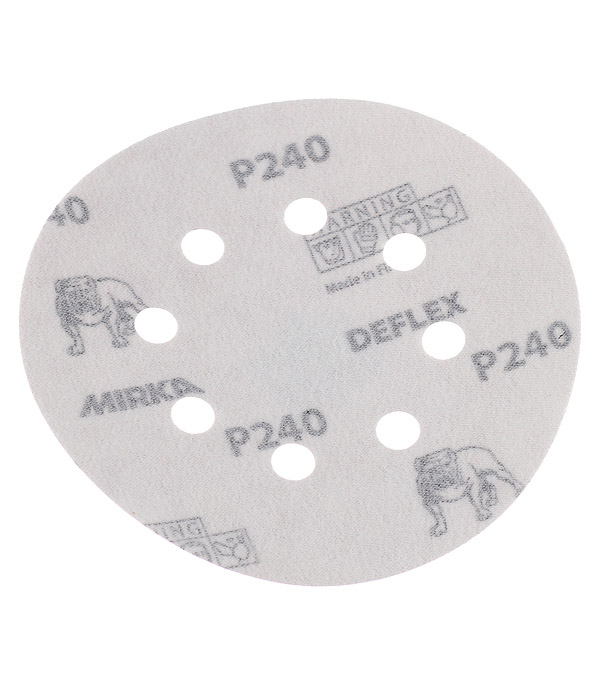 

Диск шлифовальный Mirka Deflex d125 мм P240 на липучку перфорированный (5 шт.)