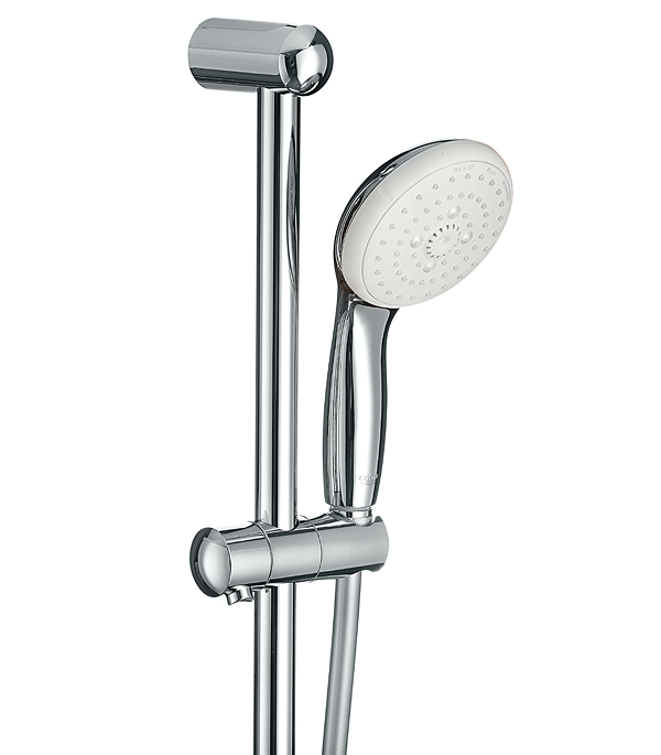 Душевой комплект GROHE TEMPESTA NEW 27927001/27927000 со стойкой 600 мм с лейкой D100 мм 3F и мыльницей от Петрович