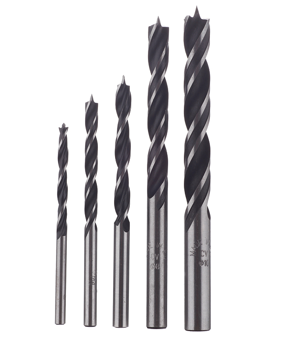 Сверло по дереву Keil (180 350 410) 4-10 мм набор (5 шт.)