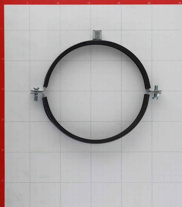 фото Хомут для монтажа круглых стальных воздуховодов d160 мм