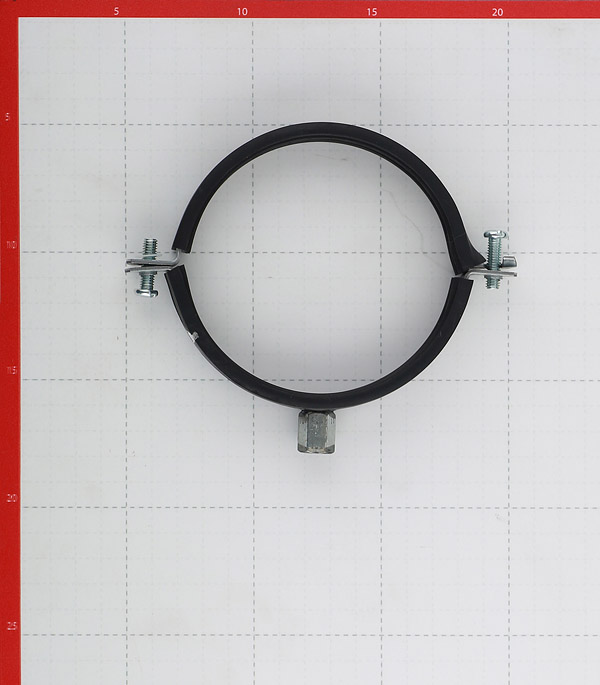 фото Хомут для монтажа круглых стальных воздуховодов d100 мм