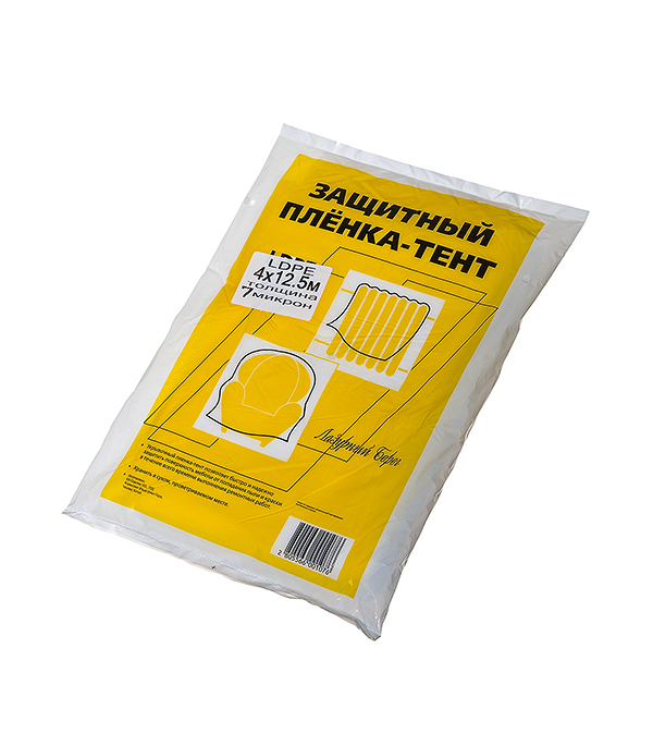 

Пленка защитная 7 мк 4х12,5 м (50 кв.м)